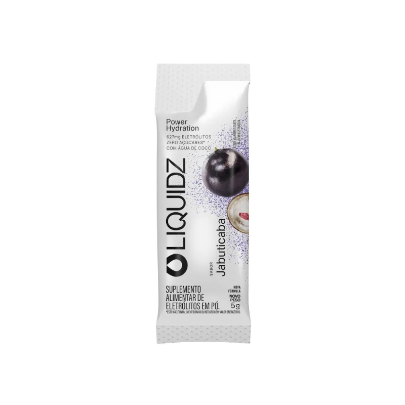 Eletrólitos Sabor Jabuticaba Sem Açúcar Liquidz Sachê 5g - Liquidz