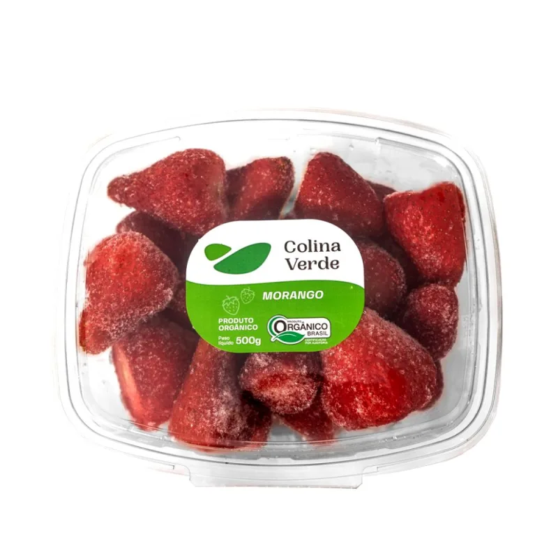 Morango Orgânico Congelado Colina Verde 500g - Colina Verde