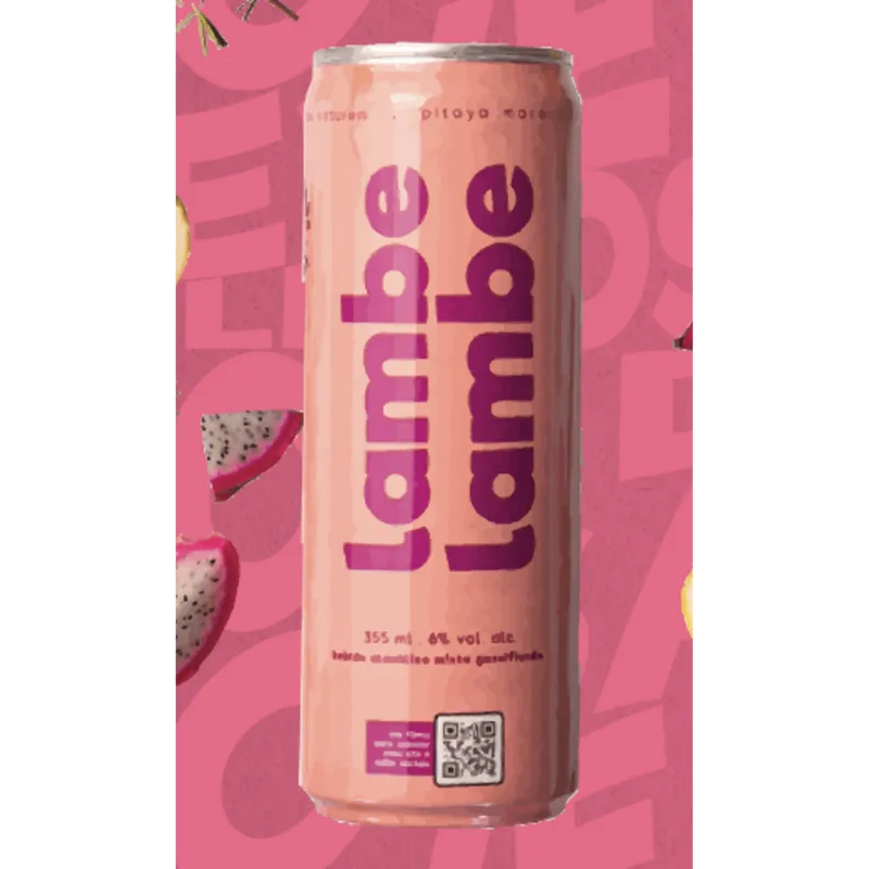 BEB MISTA ALC LAMBE LAMBE 350ML- LIMONADA ROSA BEB MISTA ALC LAMBE LAMBE 350ML- LT LIMONADA ROSA