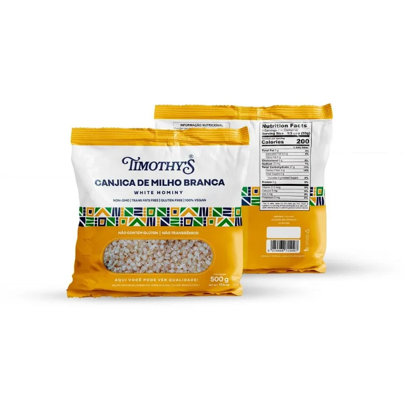 Canjica Branca Timothys 500g