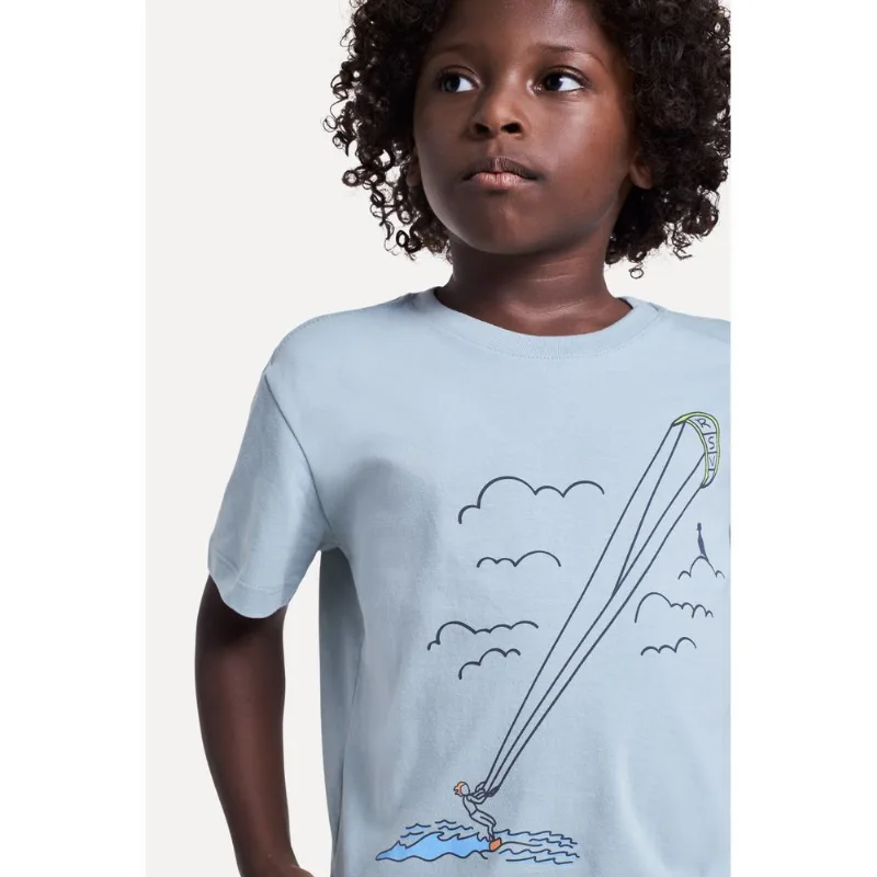Camiseta Oversized Mini Silk Kiterizando Menta Stone - 10