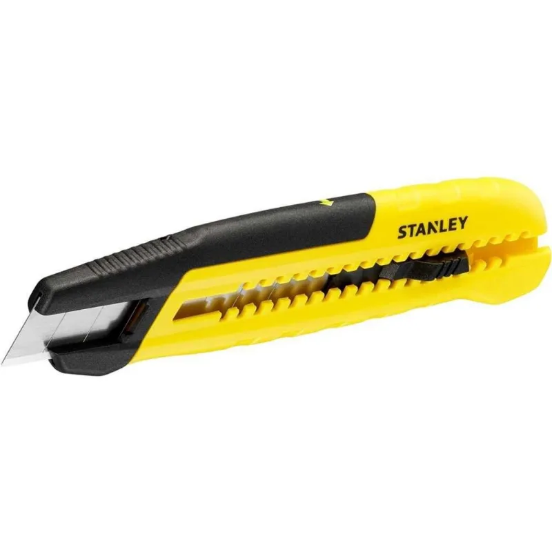 Estilete Auto-retrátil Bi-material 18 Mm Stht10489 Stanley - Para Corte De Filmes Stretch, Fitilhos
