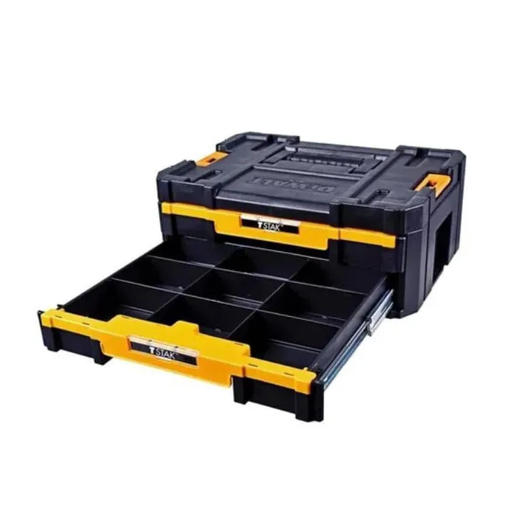 Caixa Para Ferramentas Com 2 Gavetas Tstak Dwst17804 Dewalt - Não Disponível