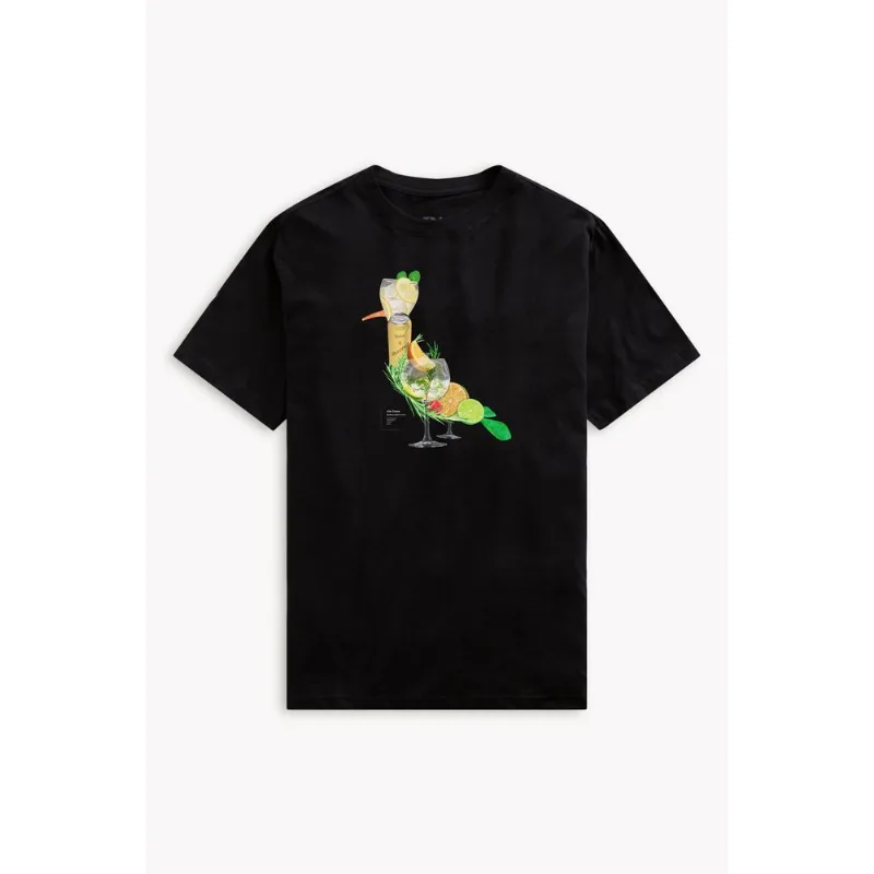 Camiseta Pica Pau Gin Tonica Preto - Ggg
