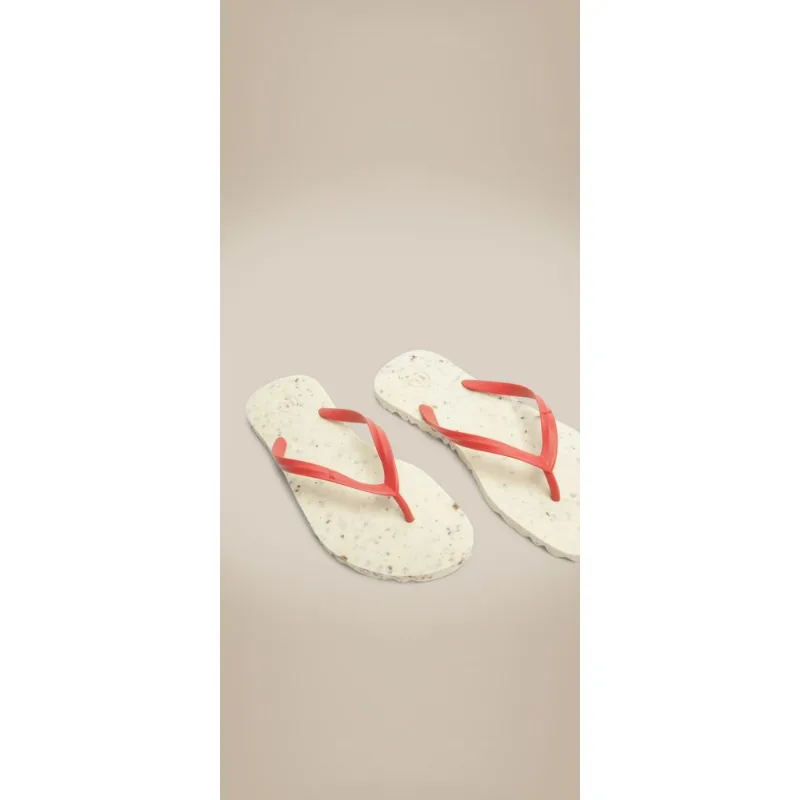 Chinelo Rsv Diferente Nature Cortica/Vermelho - 35/36