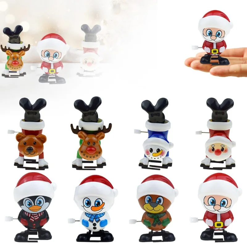 Meias De Natal Wind Up Toys Fiopet 2025, 8 Unidades
