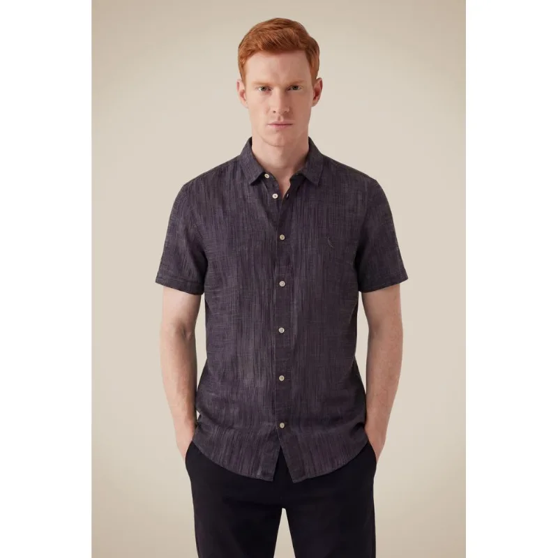 Camisa Manga Curta Flame Leve Preto - Ggg