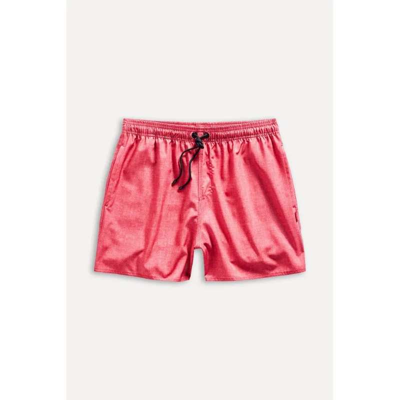 Short Praia Textura Vermelho - G