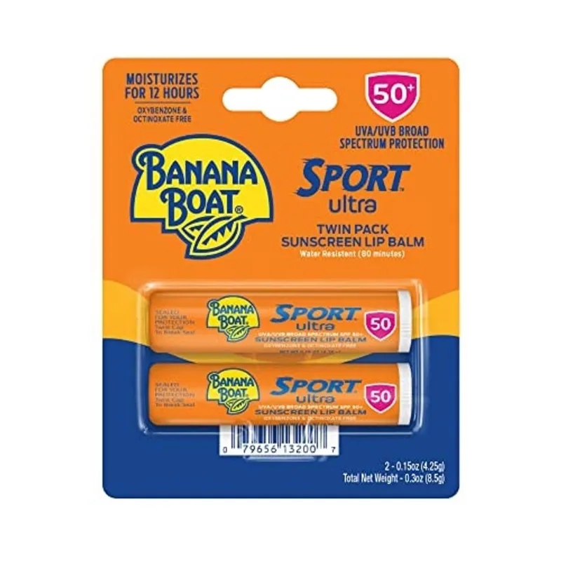 Protetor Labial Esportivo Ultraleve, Amplo Espectro spf 50, Embalagem Dupla