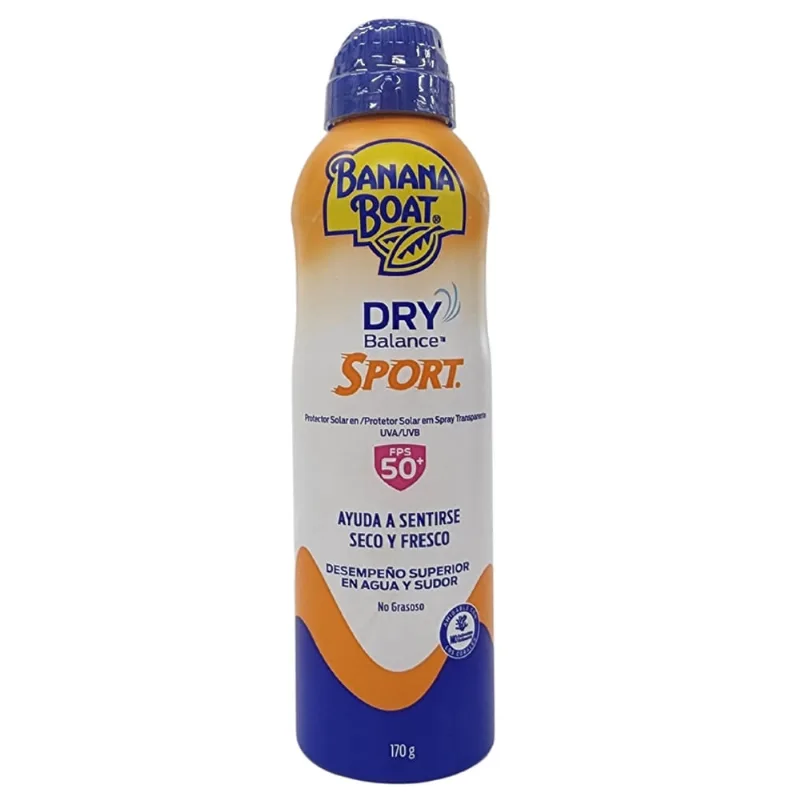 Protetor Solar Spray uva/uvb Dry Balance Sport fps 50 + Banana Boat 170g