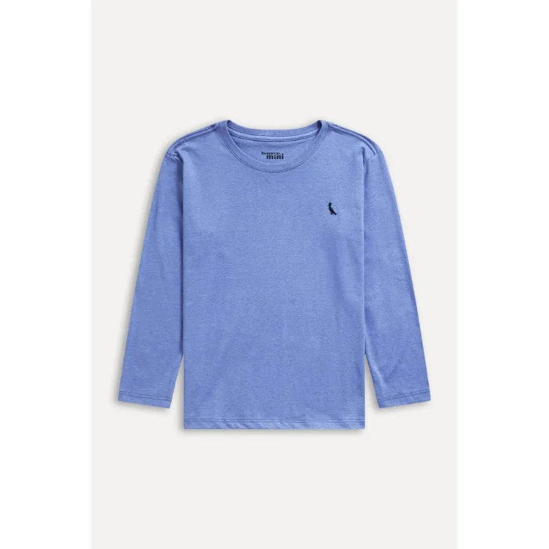 Camiseta Ml Mini Mescla Kiev Carbono Az - 14