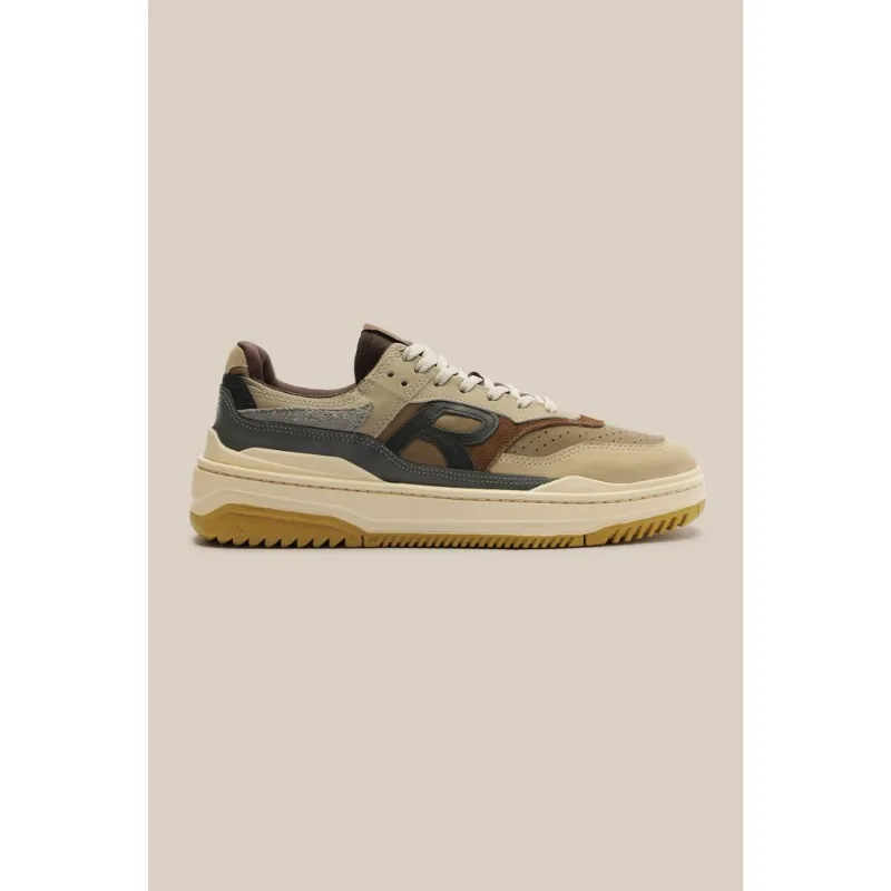 Tenis Rsv R-broox Ouro/Caqu/Cast/Ocre/Pret/Caf/Gra St/Graf - 36