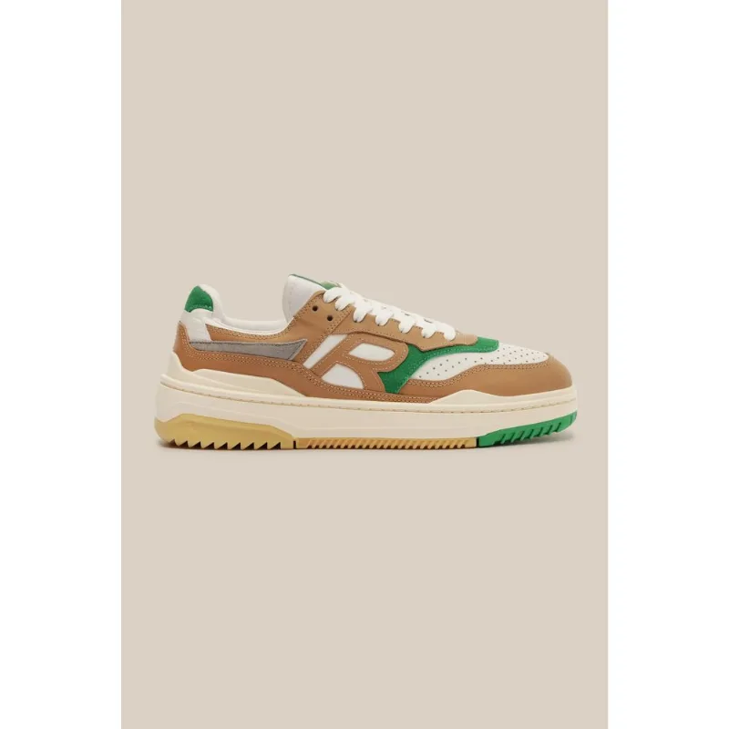 Tenis Rsv R-broox Golden Brow/Branc/Verd Brasil/Gray Stone - 41