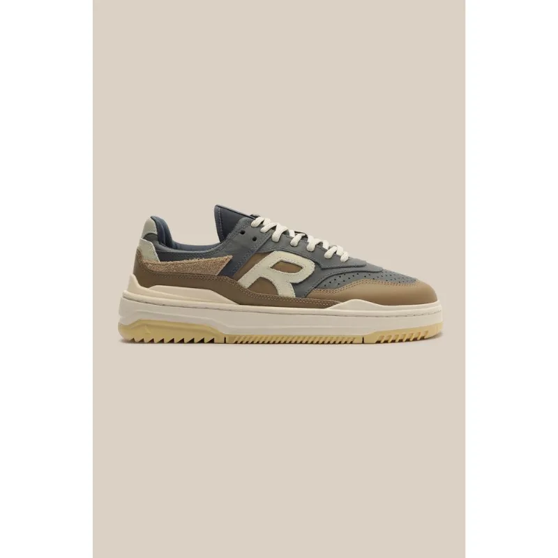Tenis Rsv R-broox Caqui/Marinho/Off White/Dana/Prata - 44