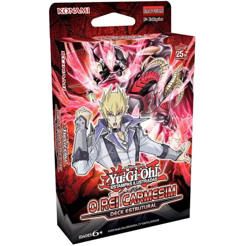 Yu Gi Oh - Deck Estrutural O Rei Carmesim -  Konami - LC