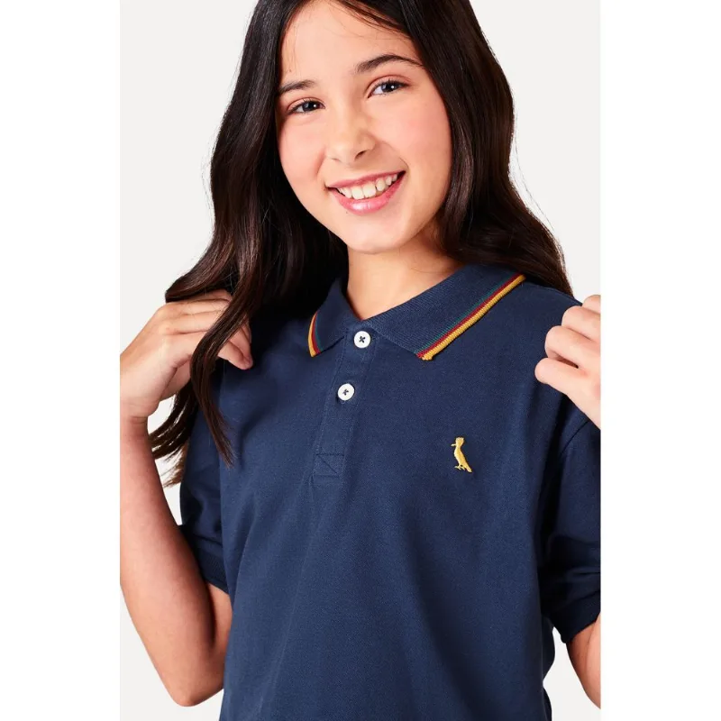 Polo Cropped Mc Menina 3 Frisos Marinho - 04