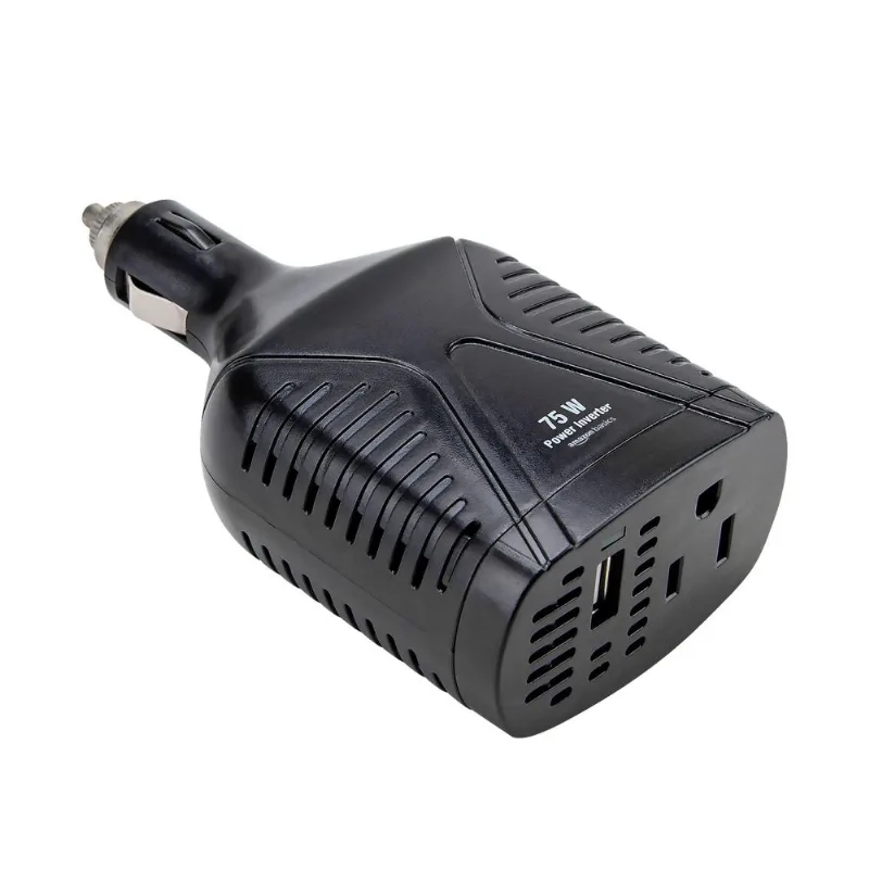 Inversor De Energia Para Carro Amazon Basics 75w 12v A 110v 1 Tomada