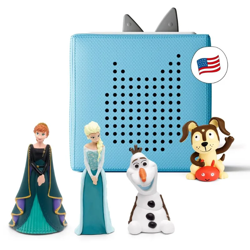 Conjunto Inicial De Reprodutor De Áudio Toniebox Com Elsa, Anna, Olaf