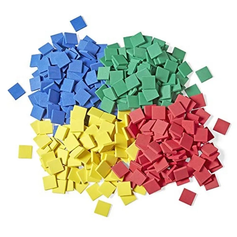 Tiles Espuma Colorida Jogo Matemática Hand2Mind