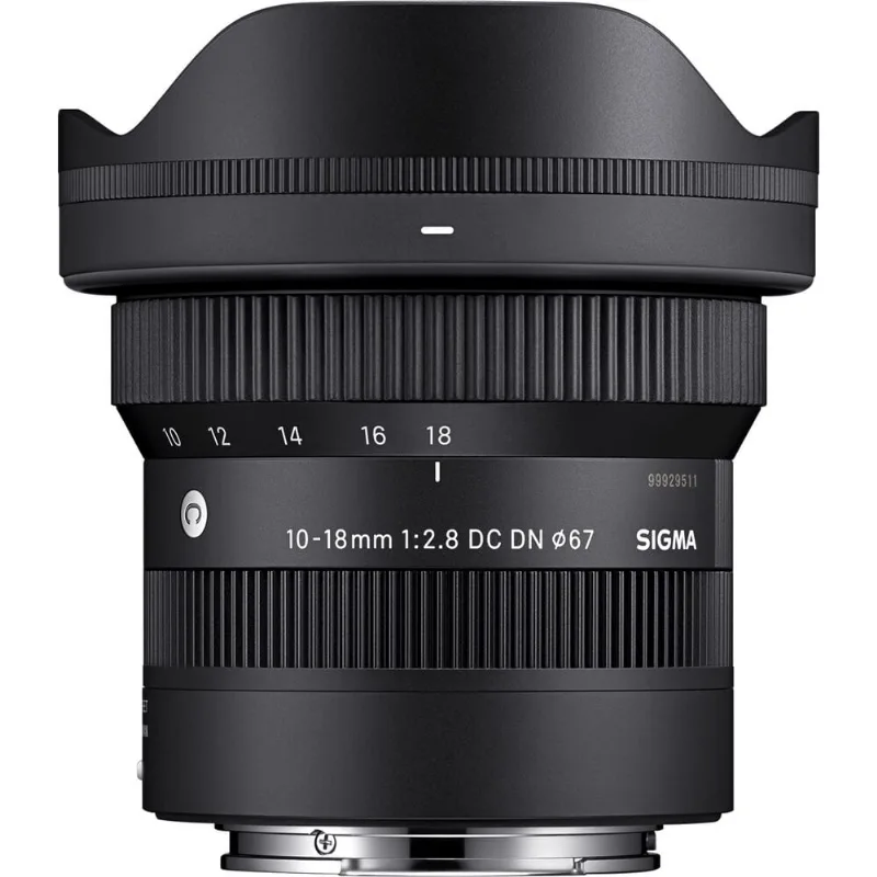 Lente Sigma 10-18mm f/2.8 dc dn Contemporânea Sony E-Mount