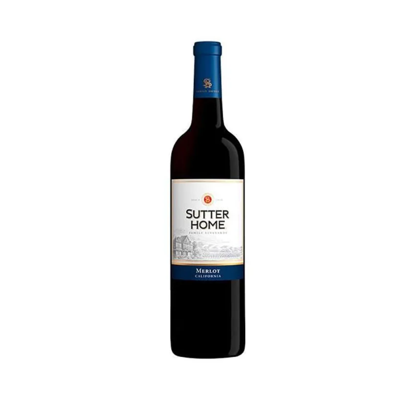 Vinho Tinto Meio Seco Sutter Home Merlot 750 Ml - Não Informado
