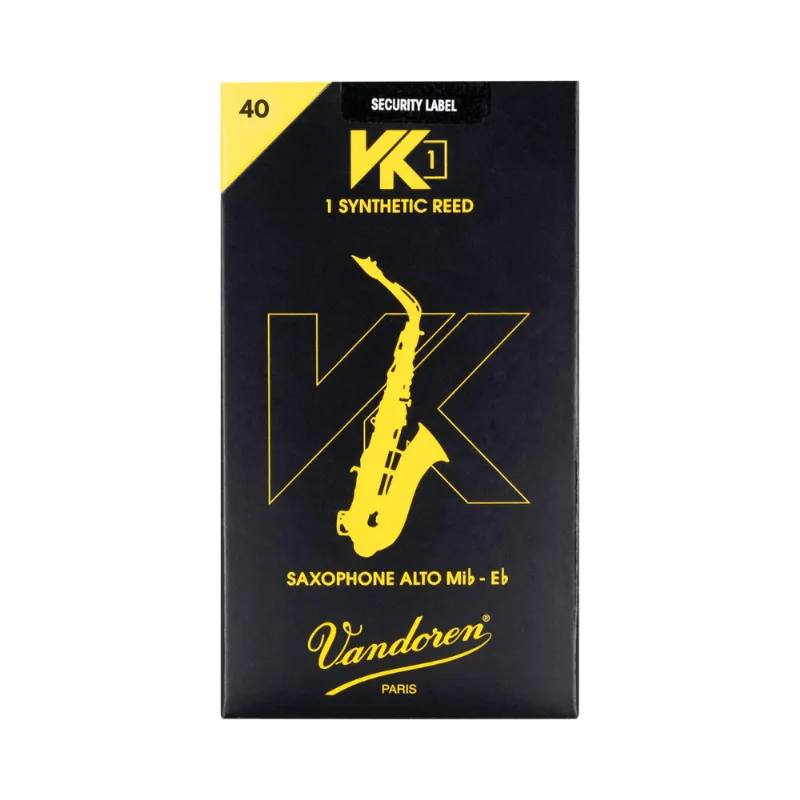 PALHETA SINTETICA VK1 P/ SAX ALTO CX C/ 1 VANDOREN PALHETA SINTETICA 40 VK1 P/ SAX ALTO CX C/ 1 SVK12140 VANDOREN
