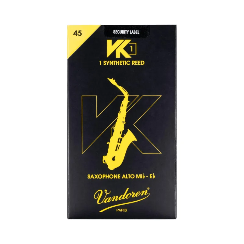 PALHETA SINTETICA VK1 P/ SAX ALTO CX C/ 1 VANDOREN PALHETA SINTETICA 45 VK1 P/ SAX ALTO CX C/ 1 SVK12145 VANDOREN