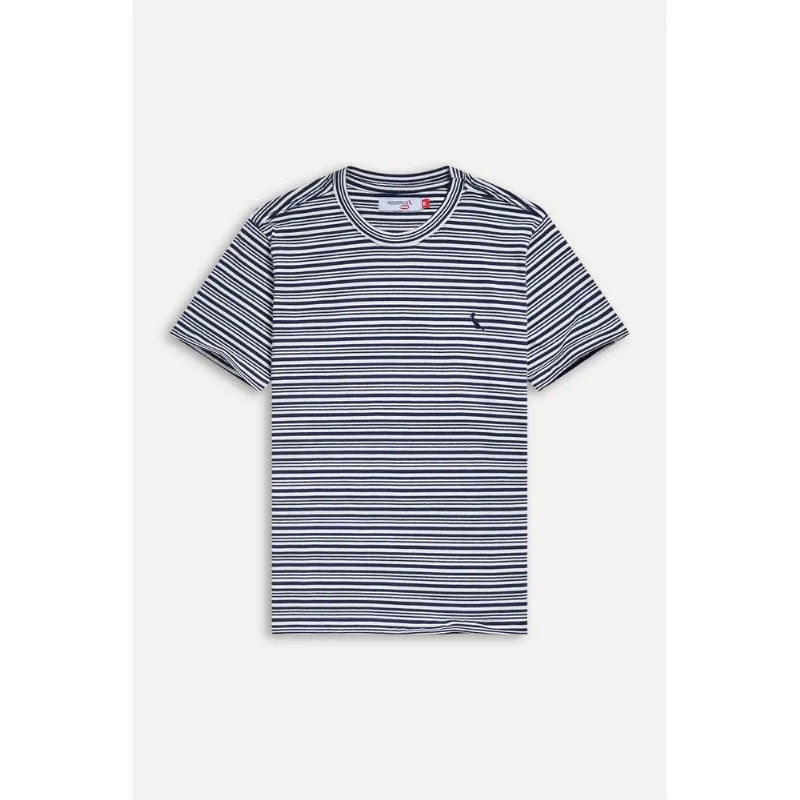Camiseta Mc Mini Listrado Multi Marinho - 04