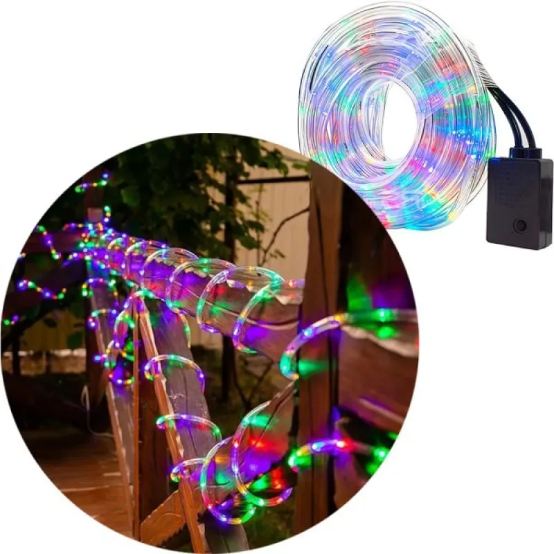 Mangueira Pisca 460 Lâmpadas LEDs Colorido Natalino 20M 220v - Genérico
