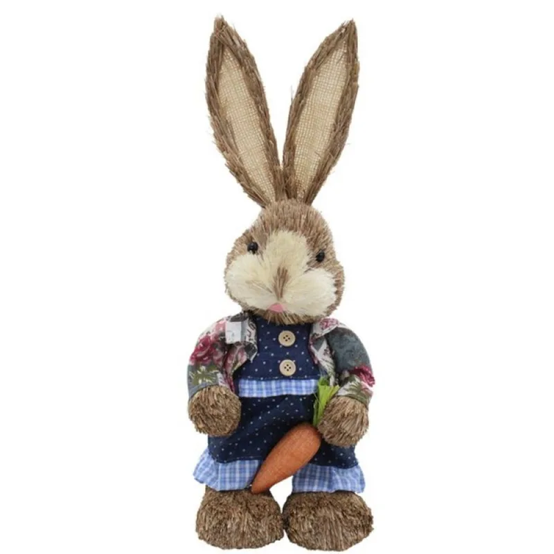 Coelha De Páscoa Decoração Enfeite Coelhinha 48cm