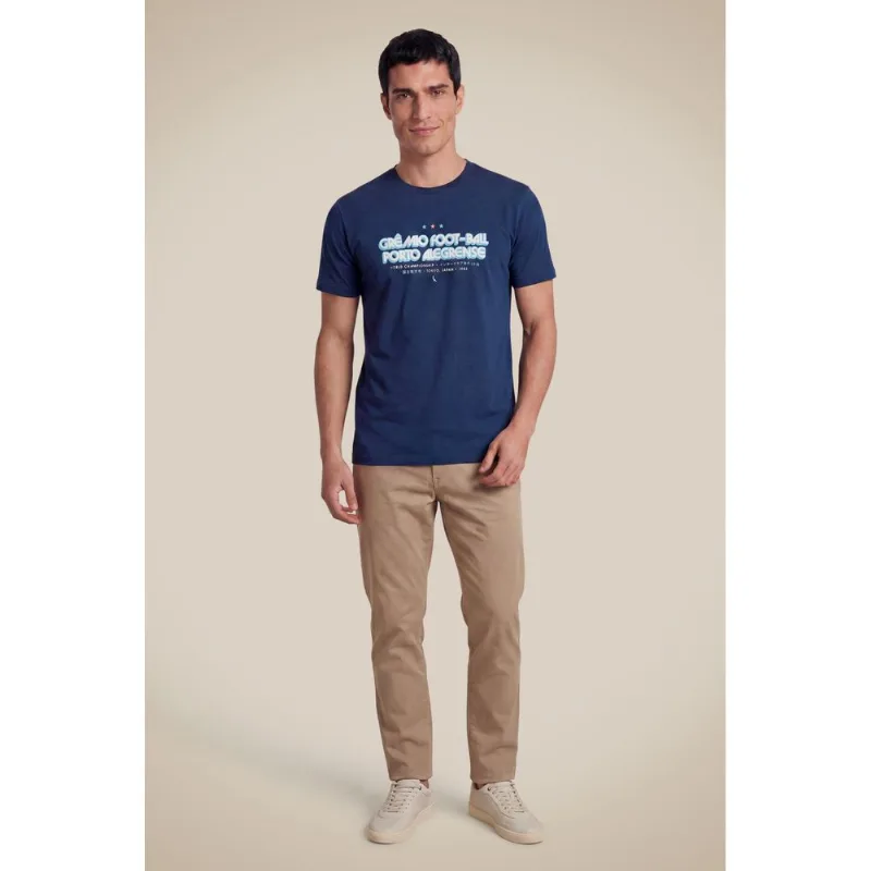 Camiseta Fut Porto Alegrense Gremio Marinho Stoned - Ggg