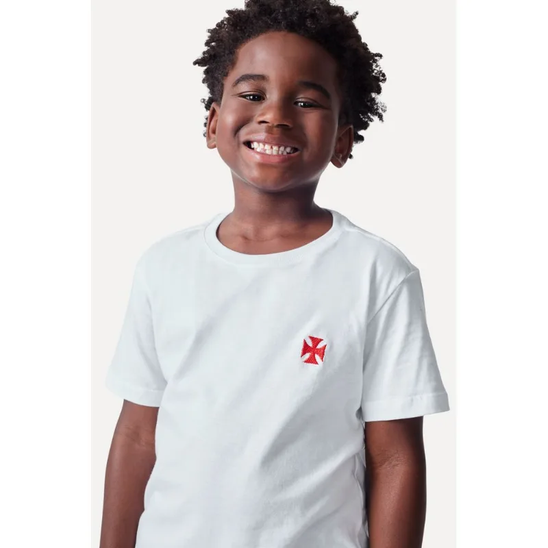 Camiseta Mini Gama Bordado Branco - 06