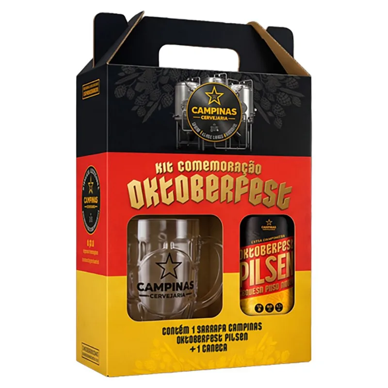 Kit Cervejas Oktober Cop Campinas 600ml