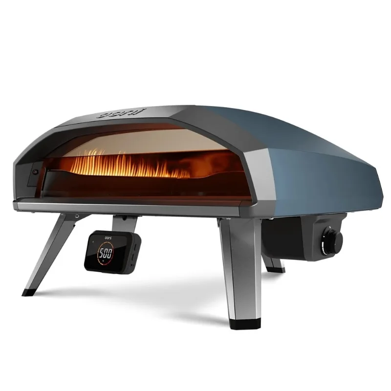 FORNO DE PIZZA OONI KODA 2 PRO A GÁS GLP COM PEDRA REFRATARIA AZUL UU-P36300