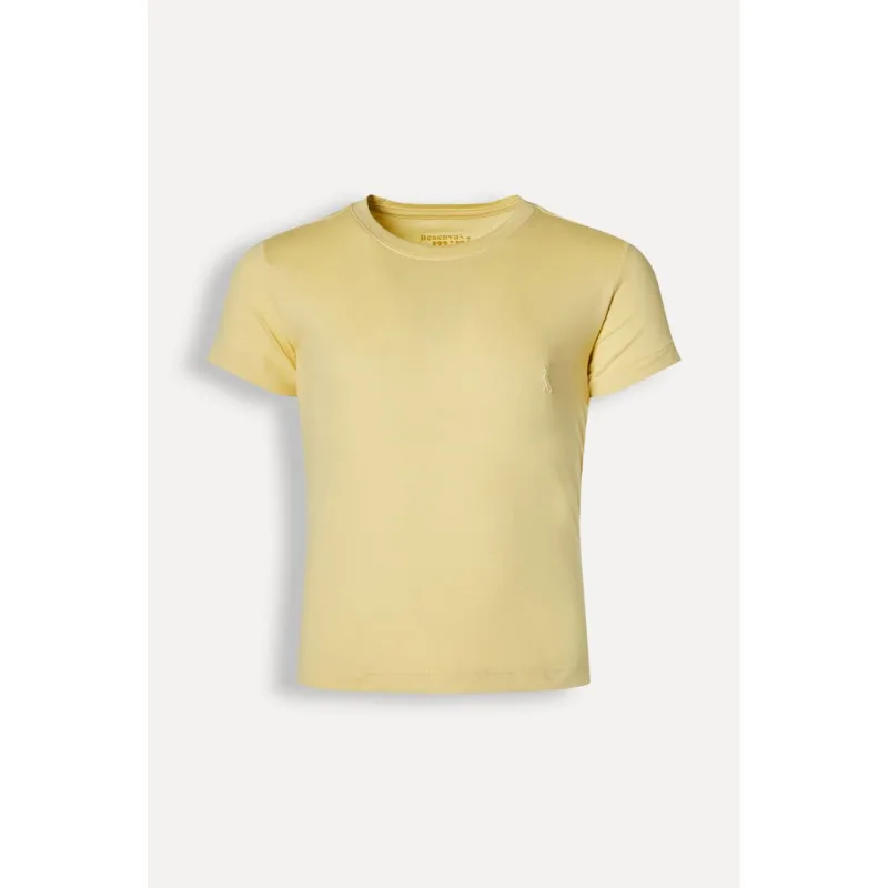 Camiseta Mini Careca Basica I Amarelo Claro - 08
