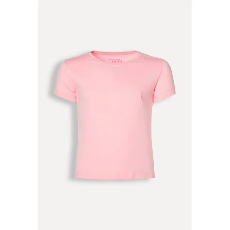 Camiseta Mini Careca Basica I Rosa - 04