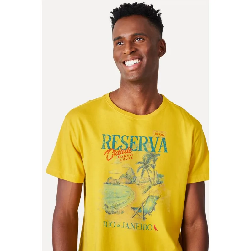 Camiseta Rsv Rio De Janeiro Amarelo - P