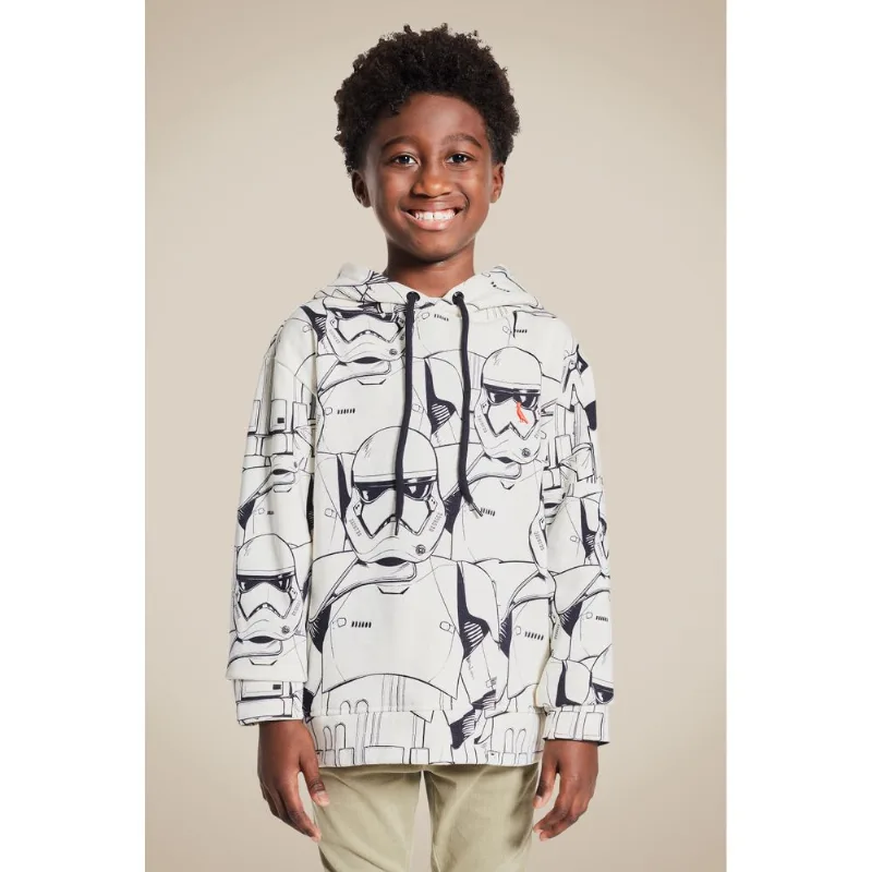 Hoodie Mini Moletom Tp Stormtrooper Branco - 14