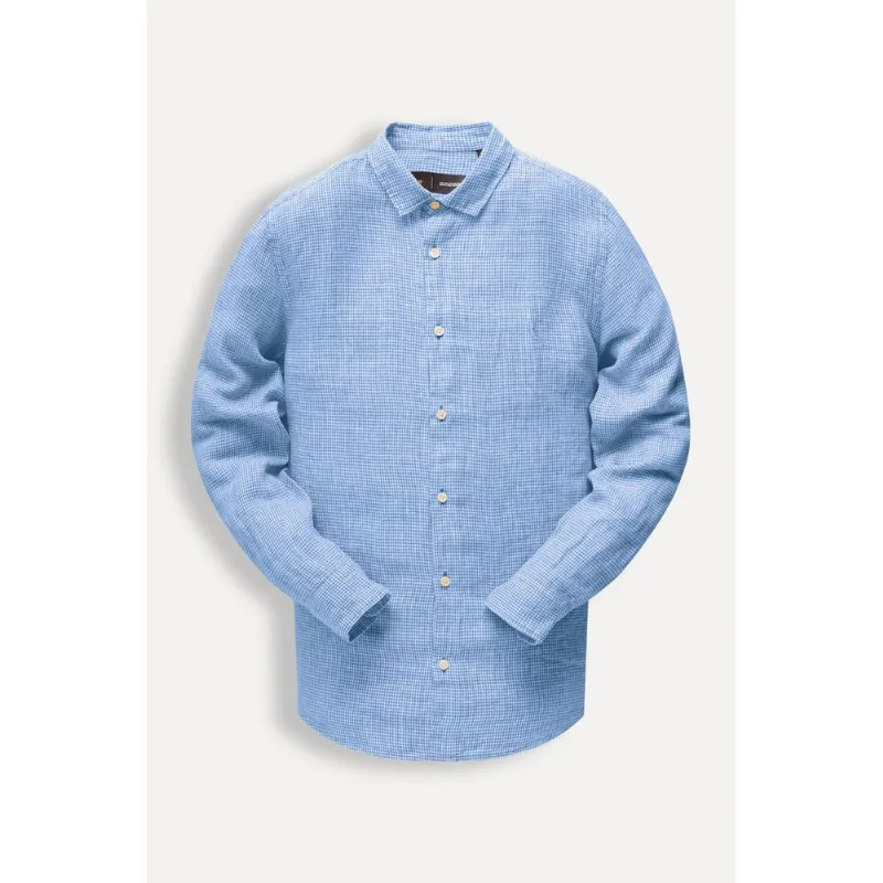 Camisa Ml Xadrez Danny Azul Royal - M