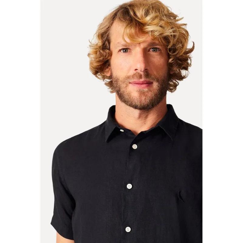 Camisa Mc Linho Preto - Ggg