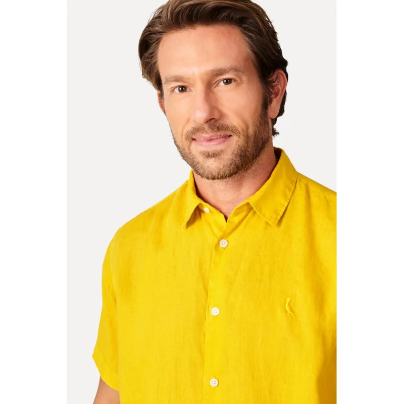 Camisa Mc Linho Acafrao_am - P