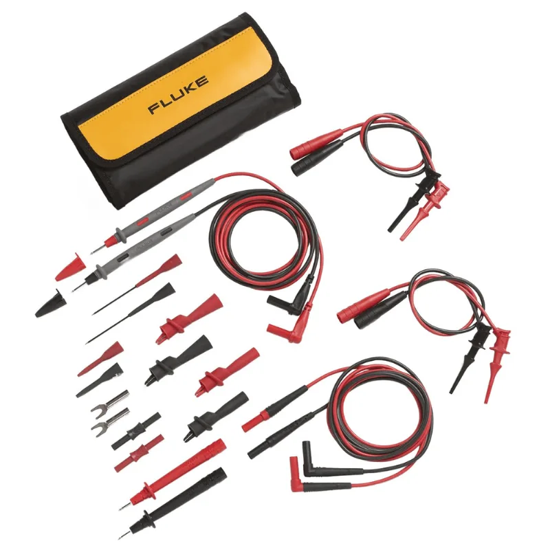 Conjunto de Cabos de Teste Eletrônico Deluxe Fluke TL81A 1277073 PV