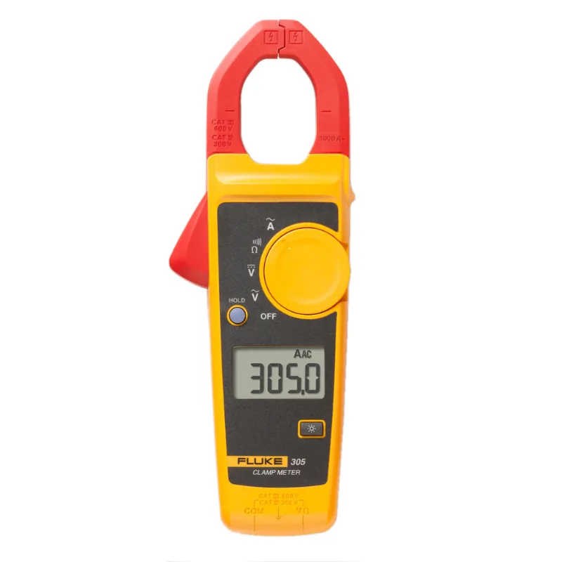 Alicate Amperímetro Fluke 305 CAT III 1000A 600V, Garra 30mm 4156278
