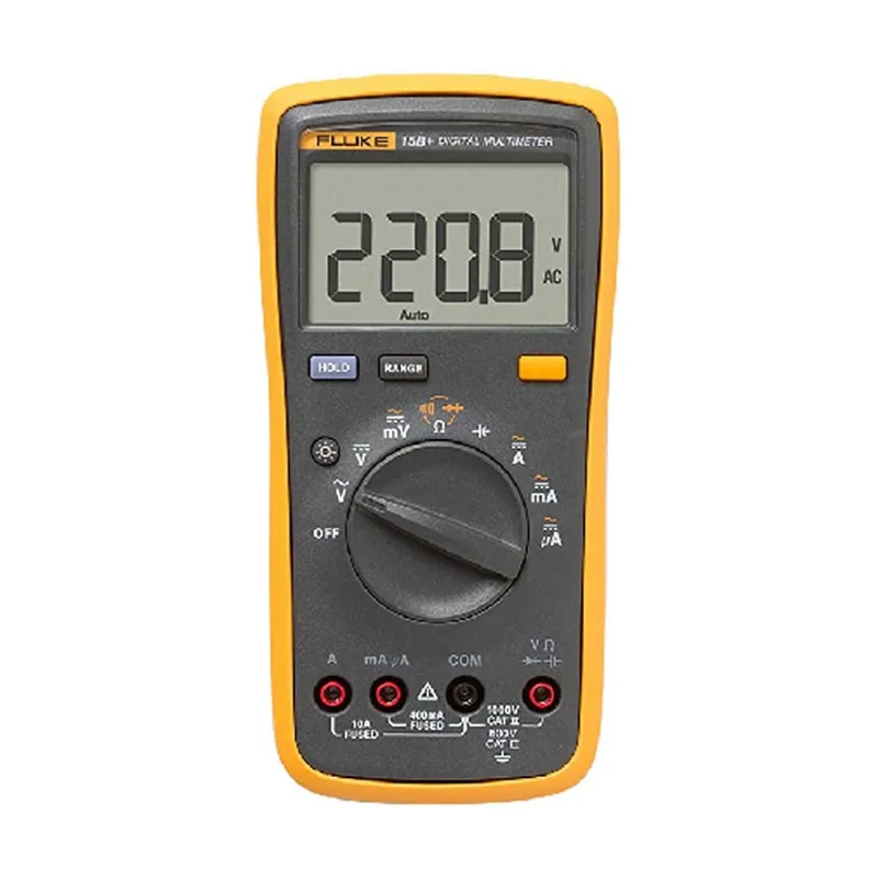 Multímetro Digital Fluke 15B+ CAT II 600V CAT I 1000V 4404210