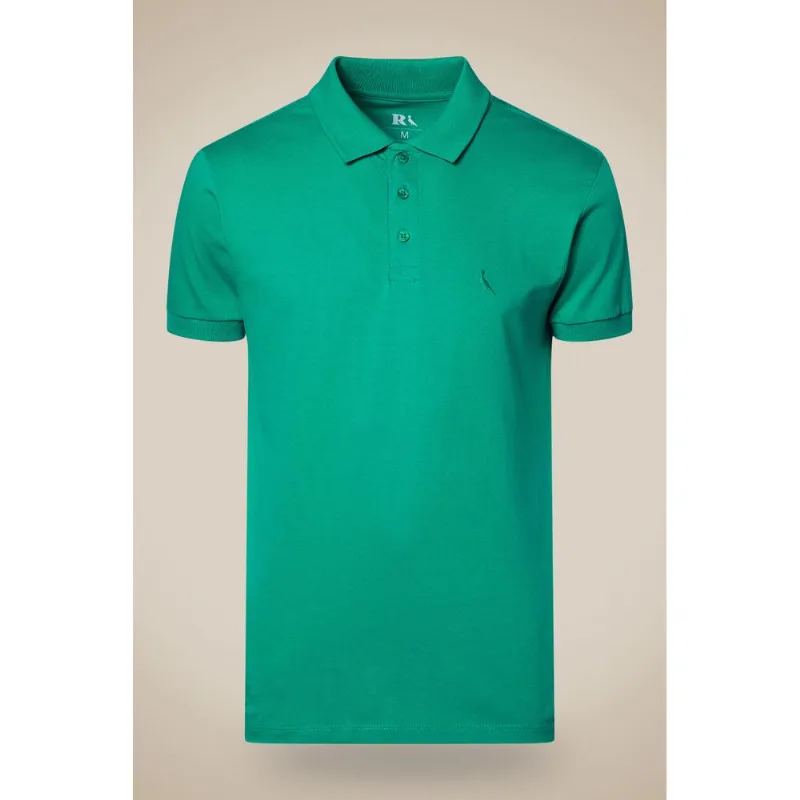 Polo Malha Pica-pau Mono Enxuto Verde Bandeira - M