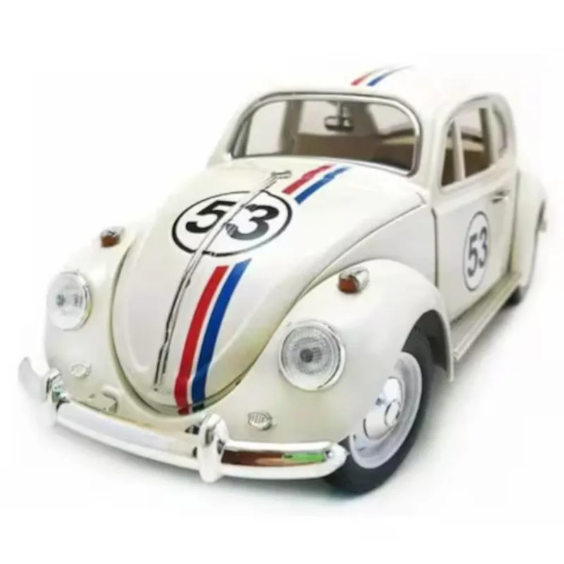 Super Carrinho Fusca Ferro Fricção Metal Miniatura 53 Pintura Eletrostática