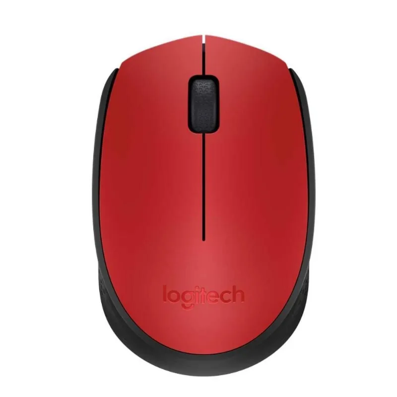 Mouse Sem Fio M170 Com Usb Rc/Nano Logitech - Vermelho