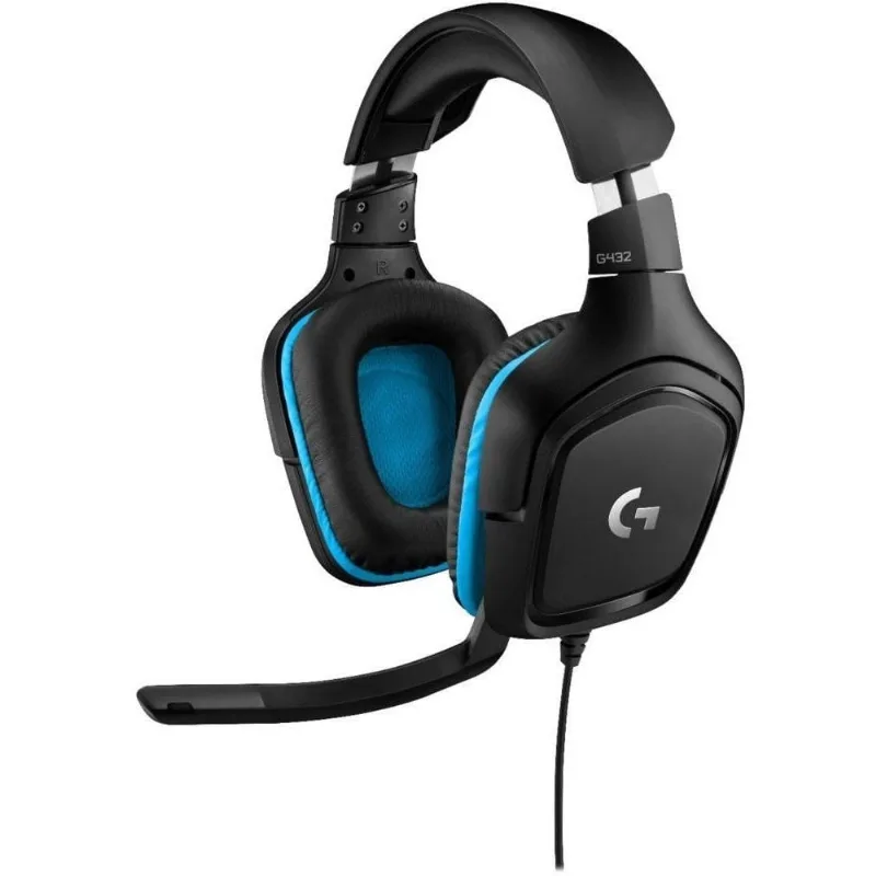 Headset Gamer Logitech G432 Rgb 7.1 Surround P2 Usb Preto 1243