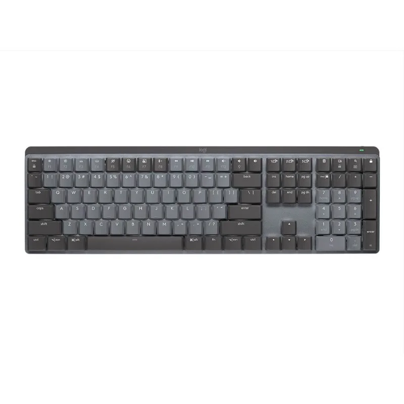Teclado Sem Fio Logitech MX Mechanical Bluetooth US Grafite - 920-010760 4070
