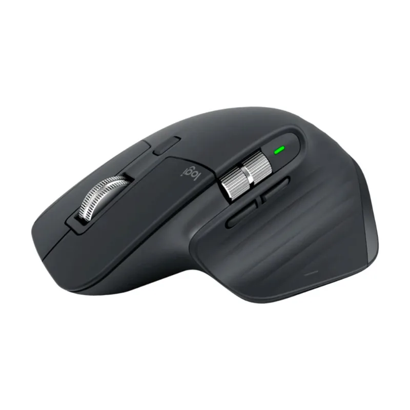 Mouse Sem Fio Logitech MX Master 3S Bluetooth Grafite 8000 DPI - 910-006561 4037